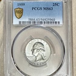 PCGS MS 63 1959 P Quarter 