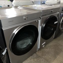 Samsung Bespoke Platnium Washer And Dryer Set RS  