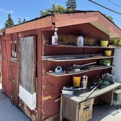 Junk Trailer Dump Trailer Dumpster 