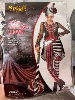 Dark vintage clown