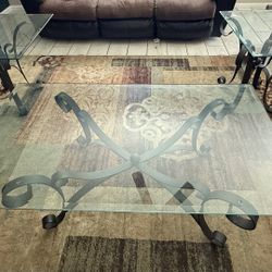 Coffee Table And 2 End Tables