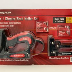Snap-On 4-in-1 Stapler/Brad Nailer Set