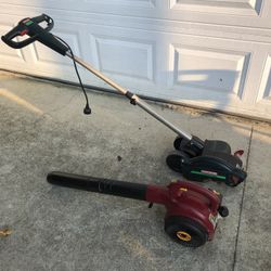 Gas Blower and Curb Cutter Electric 