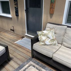 Wicker Style Patio Furniture Set