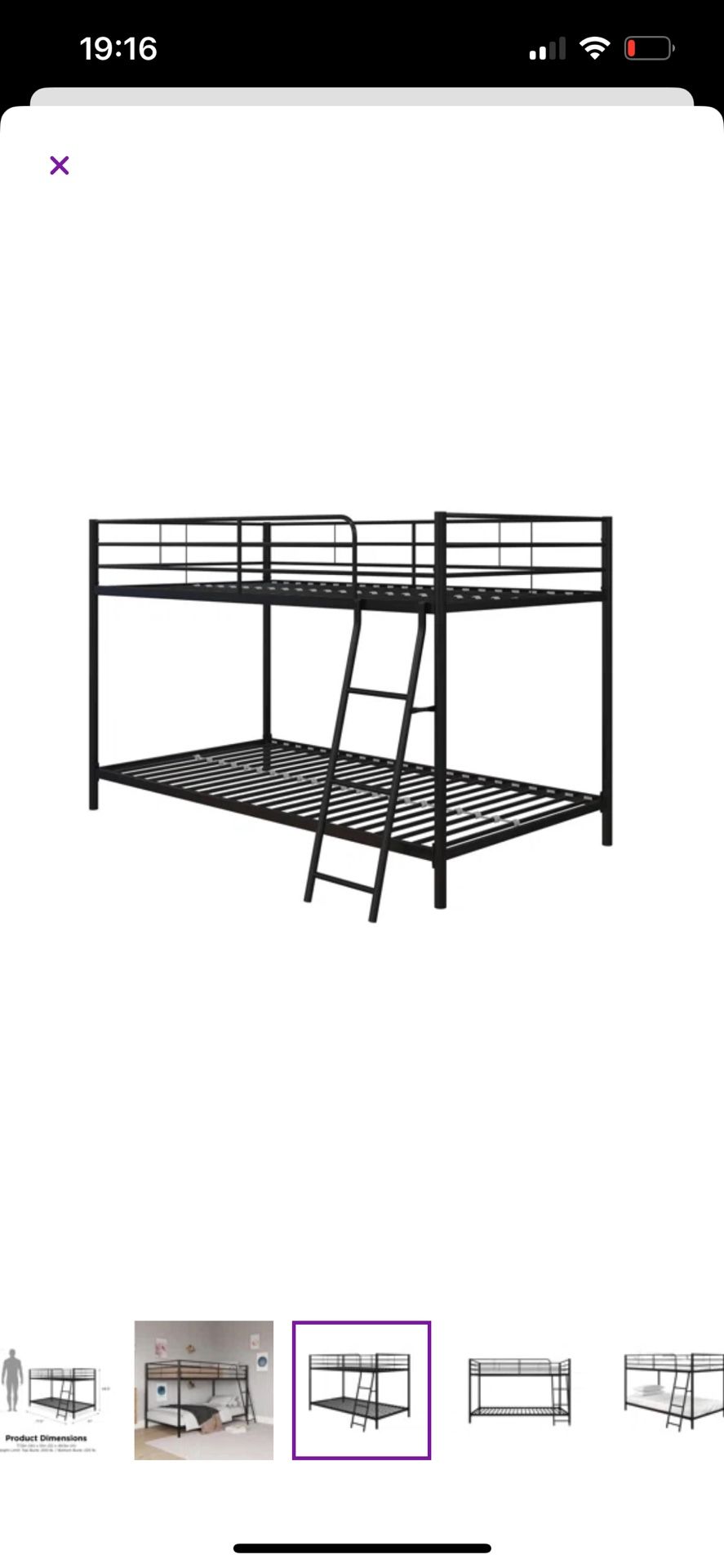 Metal Bunkbed