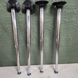 Chrome Folding Table Legs 