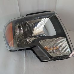 2009-2014 Ford F-150 Halogen Headlight Right passenger Side