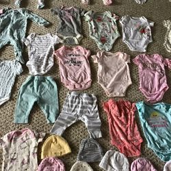 0-3  Months Baby Girl Bundle  $40