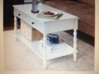 Better Homes and Gardens Adriana Coffee Table, Ivory