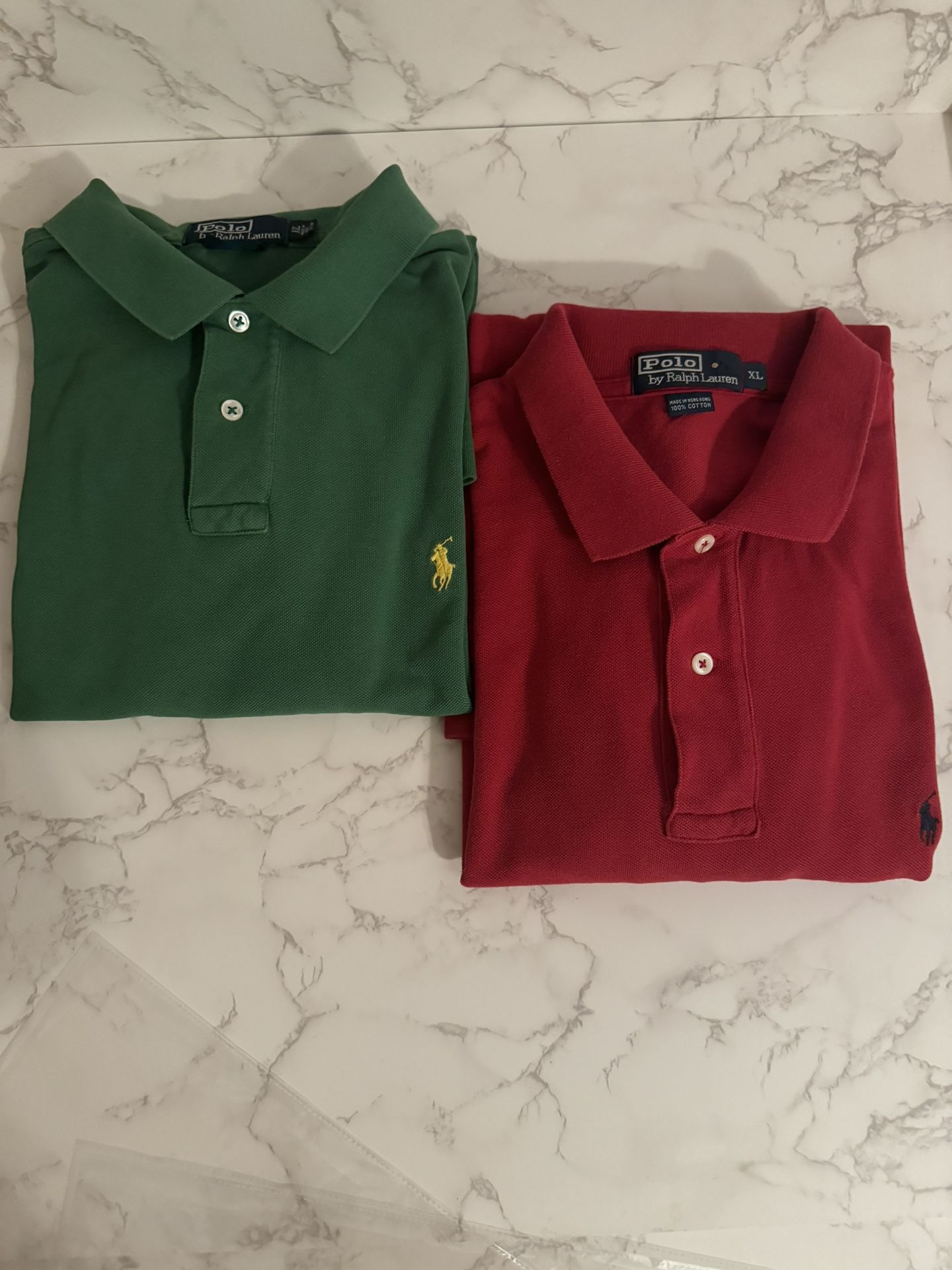 Ralph Lauren Polo Shirts Set Of 2 Size XL 