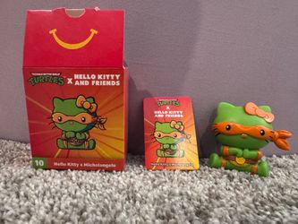 McDonalds Hello Kitty ninja turtle - Michaelangelo