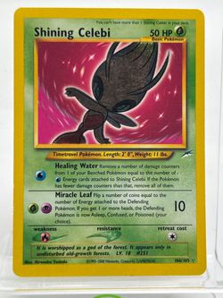 Pokémon TCG Neo Destiny Shining Celebi 106/105 Holo English