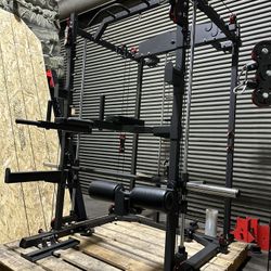 Squat Rack w/Smith Machine Bar | Home Gym | Fitness | Gym Equipment | FREE DELIVERY 🚚 