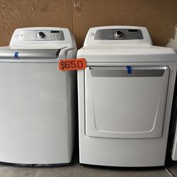 Kenmore Elite XL Washer & Gas Dryer Set – White / Lavadora y Secadora a Gas ✅ Like New / Como Nuevas
