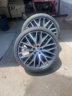 BMW rims and tires size 20 inches
