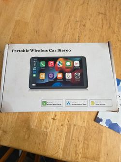 Portable wireless car stereo