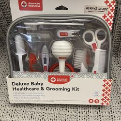 Brand New American Red Cross Deluxe Baby Healthcare And Grooming Kit