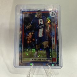 Kylian Mbappe 2023 Topps Merlin Vintage Refractor