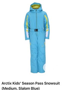 Arctix Kids' Season Pass Snowsuit (Medium, Slalom Blue)
