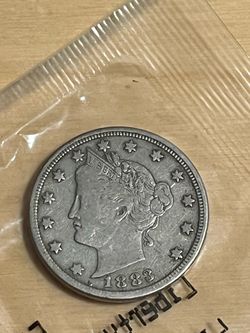 1883 “no cents” nickel