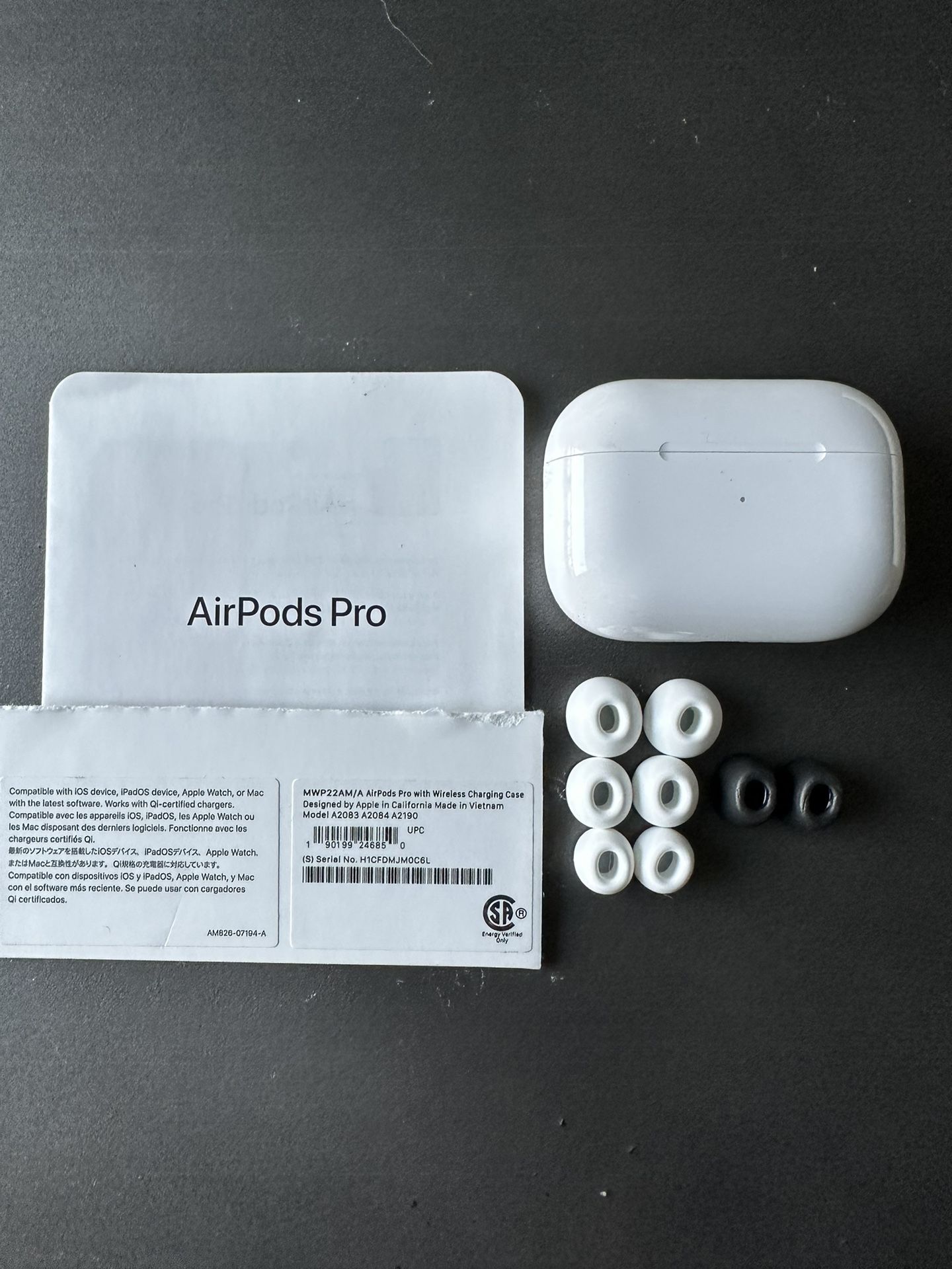 Apple AirPods Pro With MagSafe Case & 6 Months Of AppleCare for Sale in