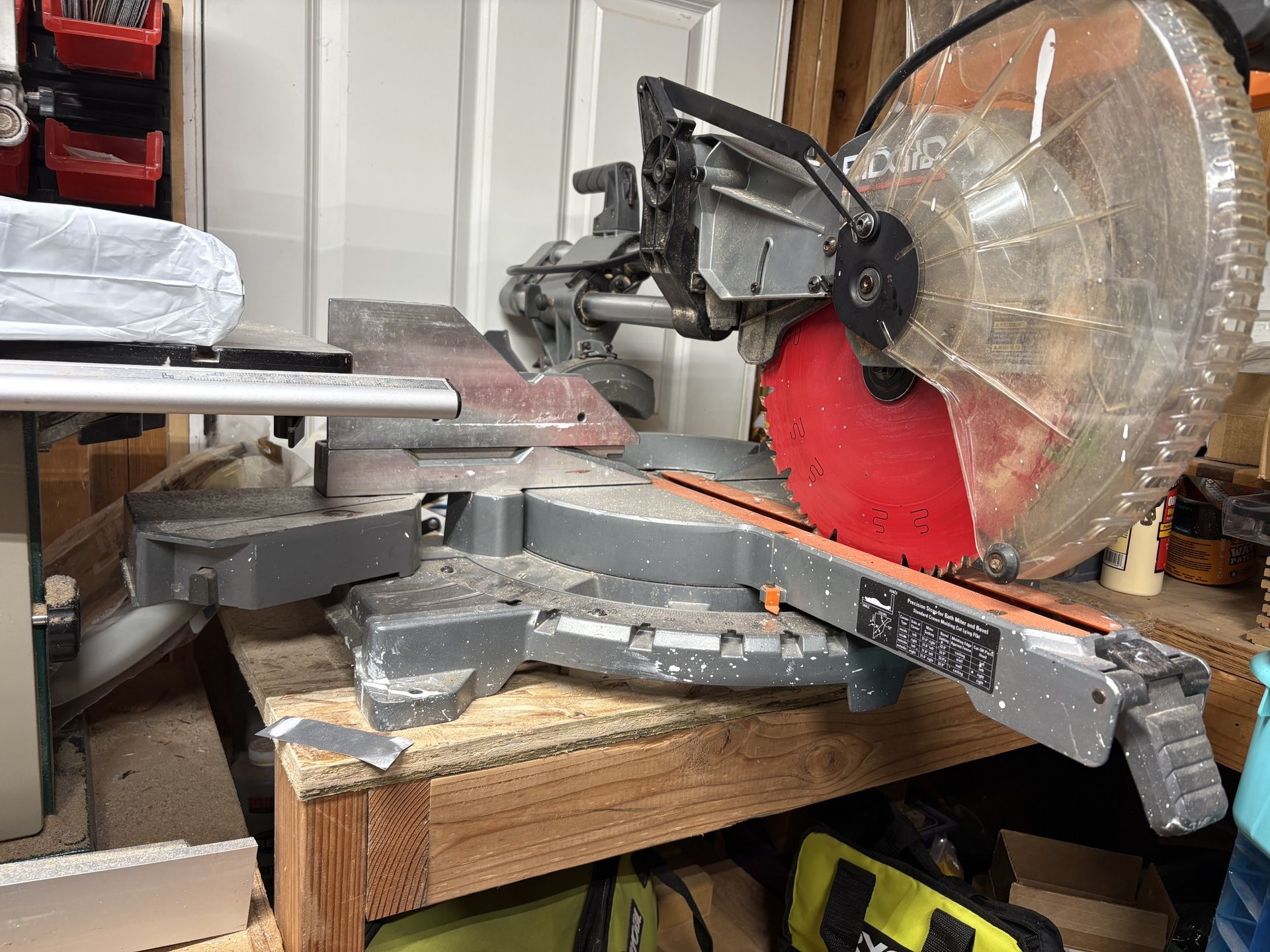 Rigid - 15amp 12” Dual Bevel Sliding Miter Saw