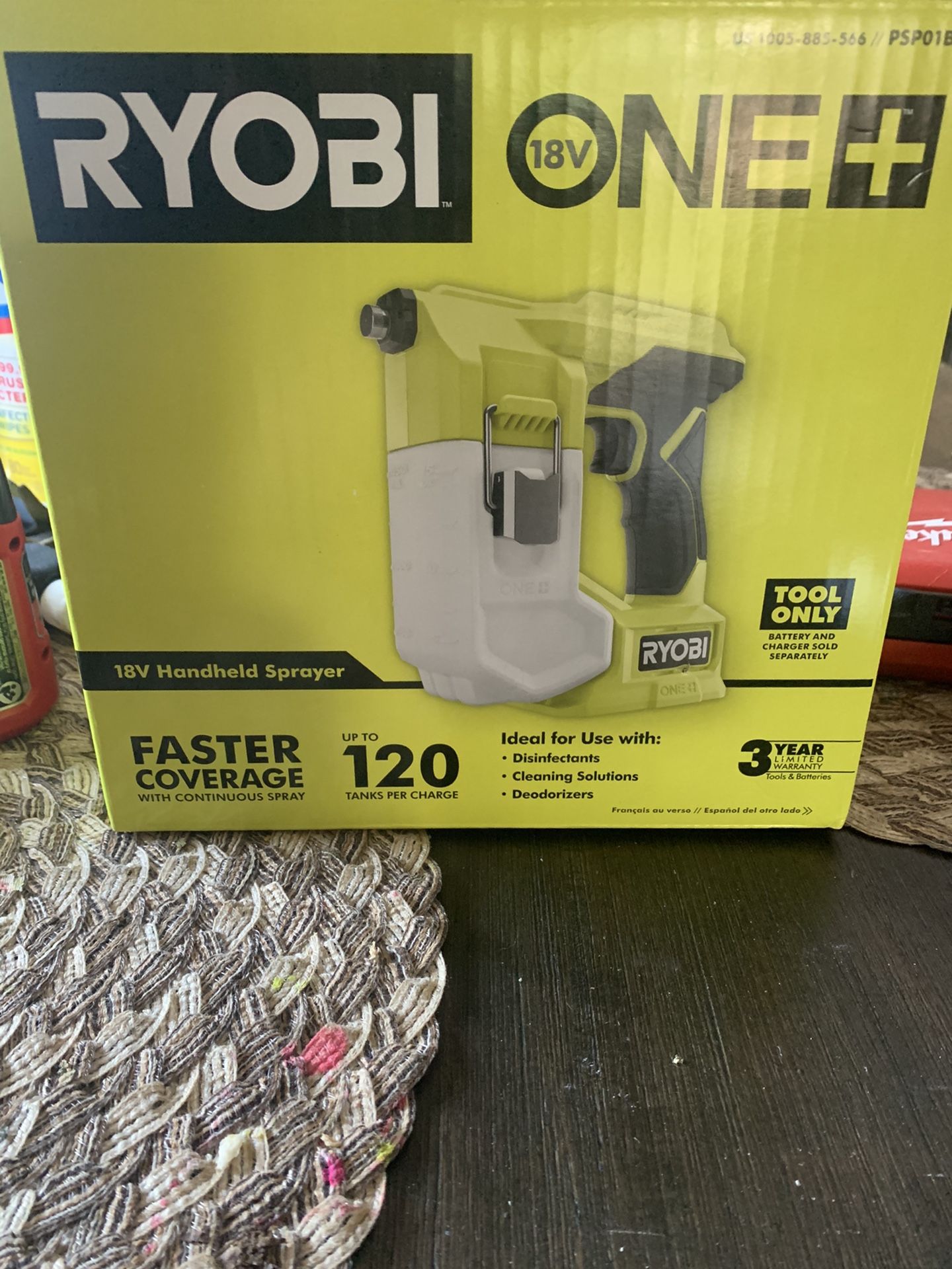 Ryobi 18v Cordless Handheld Sprayer