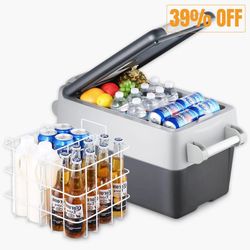 Setpower AJ30 Car Refrigerator 12 Volt Fridge for Semi Truck 32Qt .  How fast does SetPower AJ30 12v fridge cool down?】 SetPower AJ30 features fast co