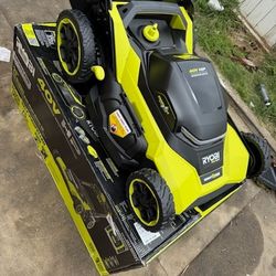 40V HP Brushless 21 in. Cordless Battery Walk Behind Multi-Blade Self-Propelled Mower w/ (1) 6.0Ah Batteries and Charger by  RYOBI 