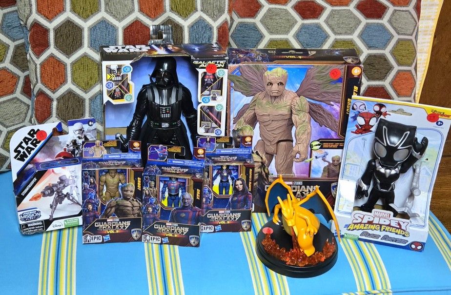 Marvel And Star Wars Action Figures