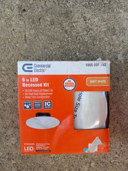 6 In Led Recess Kit / Focos Para Techo