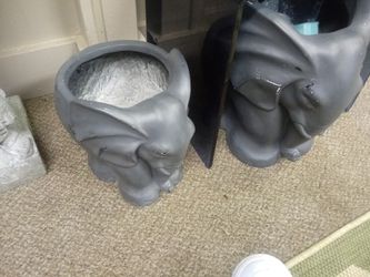 Elephant flower pots made of resin high quality