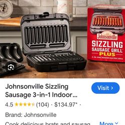 Johnsonville Sausage Grill Plus NEW In Box