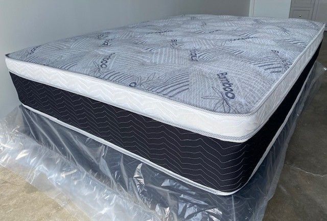 Cal King Euro Bamboo Pillow Top!!
