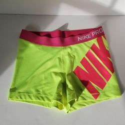 **PENDING**Neon yellow & pink Nike shorts