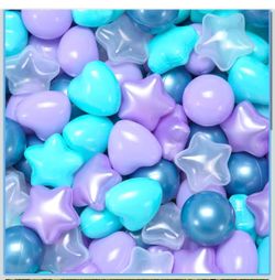 STARBOLO Ball Pit Balls Star Hearts Shapes for Toddlers
