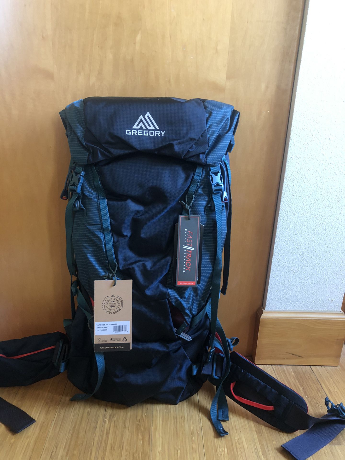 *Brand NBackcountry Ski Backpack Gregory Targhee FT 35 SM/MD (New, Tags On)