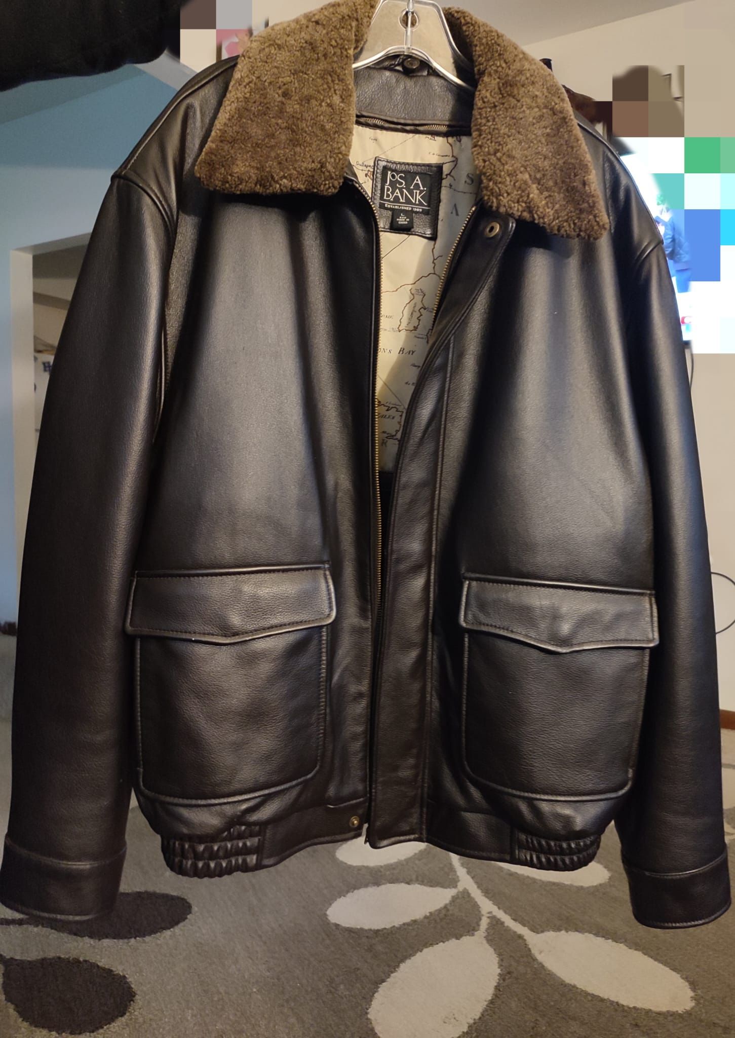 Jos.ABank leather jacket for men size L