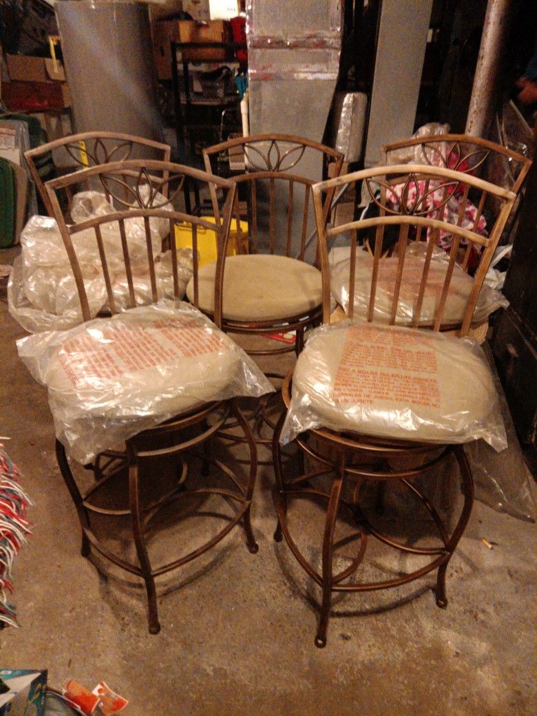 5 Brand New Metal Bar Stools,All Products : American Fashion Style Bags On Sale