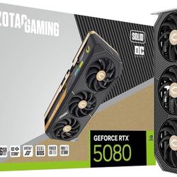 ZOTAC SOLID CORE GeForce RTX 5080 16GB 256-Bit GDDR7 PCI-Express 4.0 DLSS 4.0 Graphics Card 