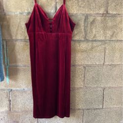 Burgundy Dress