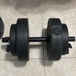 Weights, Dumbbells with weights 