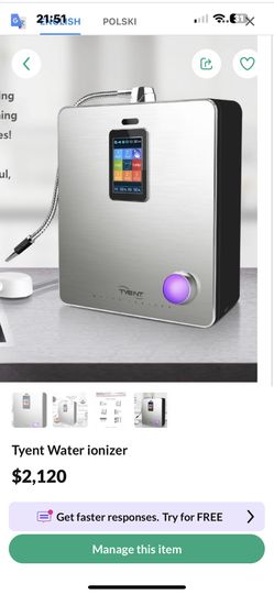 Tyent USA: Water Ionizer