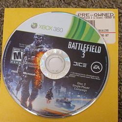 Pre-owned Battlefield 3 Xbox 360 Game Disc