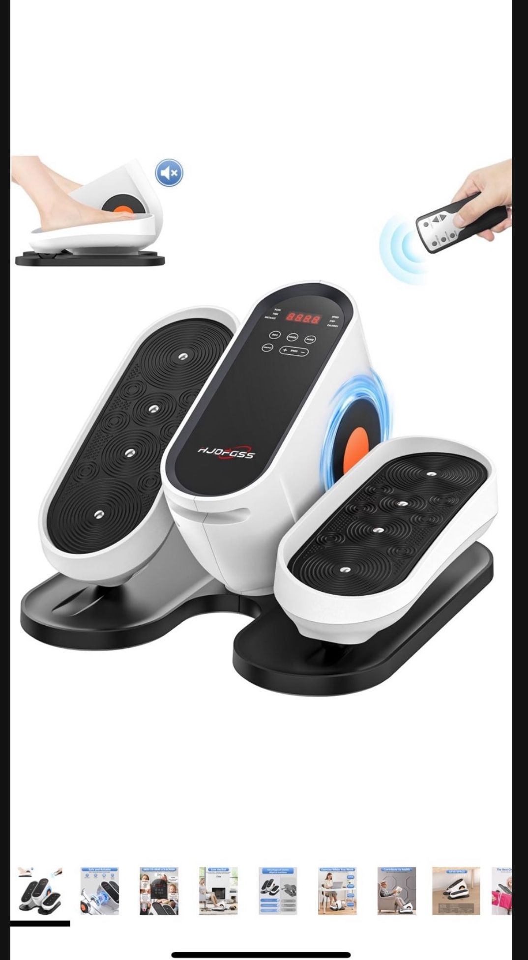 Under Desk Elliptical Machine, Electric Ellipse Leg Exerciser While Sitting for Seniors Adults, Leg Ercise Pro, Leg Exerciser While Sitting, Home Use