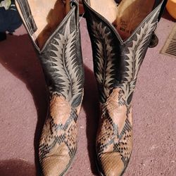Tony Lama Python Skin Boots