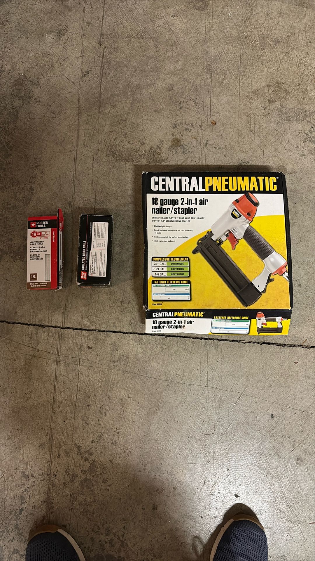 18 Gauge 2-in-1 Air Nailer