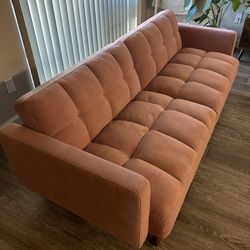 Pink sofa