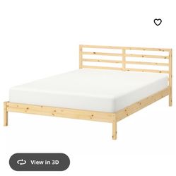 IKEA Wood Bed Frame