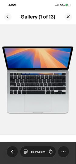 2020 Apple MacBook Pro MYDC2LL/A 13.3in M1 16GB 512GB SSD Warranty